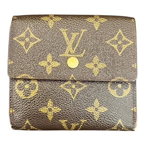 Louis Vuitton Authentic Vintage brown and Gold Monogram Tri-fold Wallet - Picture 11 of 17